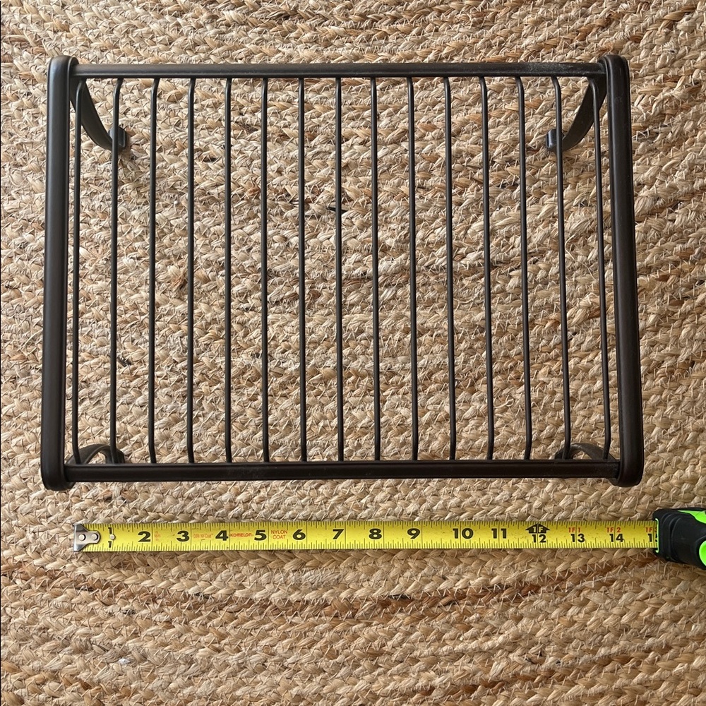 Polished Bronze Metal Shelf Stand (choice of rectangular or corner) - NWOT - Picture 4 of 11